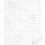 United States Geological Survey West Of Lovelock, NV (1987, 24000-Scale) digital map