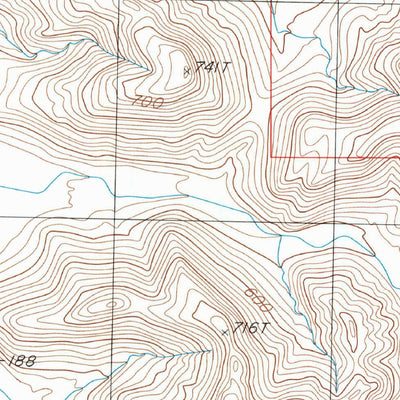United States Geological Survey West Of Mohawk Spring, CA (1985, 24000-Scale) digital map