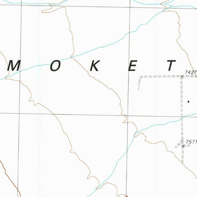 United States Geological Survey West Of Palo Verde Peak, CA (1988, 24000-Scale) digital map
