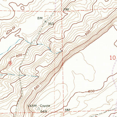 United States Geological Survey West Of Paterson, WA-OR (1962, 24000-Scale) digital map
