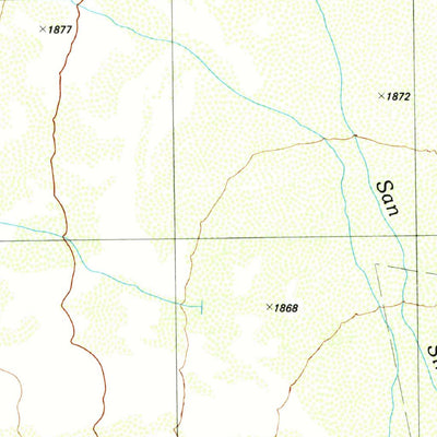 United States Geological Survey West Of Pisinimo, AZ (1990, 24000-Scale) digital map