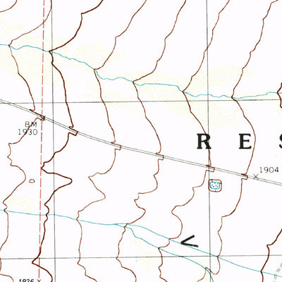 United States Geological Survey West Of Pisinimo, AZ (1996, 24000-Scale) digital map