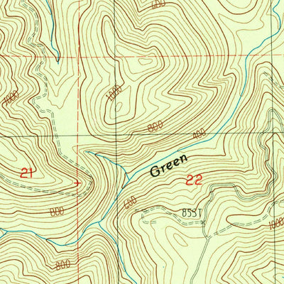 United States Geological Survey West Of Pysht, WA (1984, 24000-Scale) digital map
