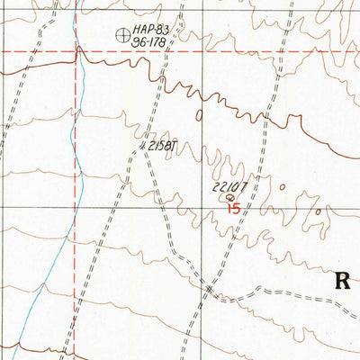 United States Geological Survey West Of Red Pass Lake, CA (1996, 24000-Scale) digital map