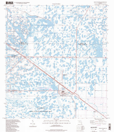United States Geological Survey West Of Rood, FL (1994, 24000-Scale) digital map