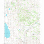 United States Geological Survey West Of Snowstorm Mountain, CA (1989, 24000-Scale) digital map