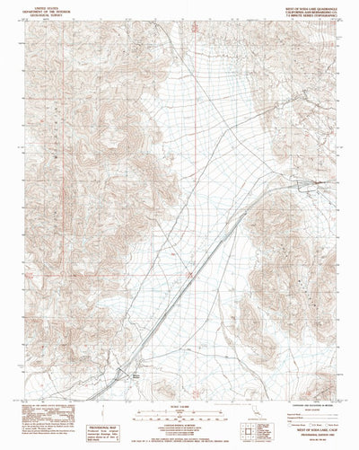 United States Geological Survey West Of Soda Lake, CA (1983, 24000-Scale) digital map