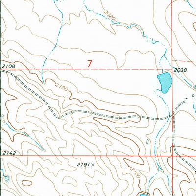 United States Geological Survey West Of Stony Butte, SD (1972, 24000-Scale) digital map