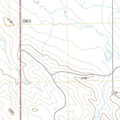 United States Geological Survey West of Stony Butte, SD (2021, 24000-Scale) digital map