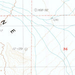 United States Geological Survey West Of Ubehebe Peak, CA (1987, 24000-Scale) digital map