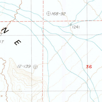 United States Geological Survey West Of Ubehebe Peak, CA (1987, 24000-Scale) digital map