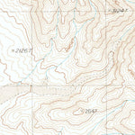 United States Geological Survey West Of Ubehebe Peak, CA (1987, 24000-Scale) digital map