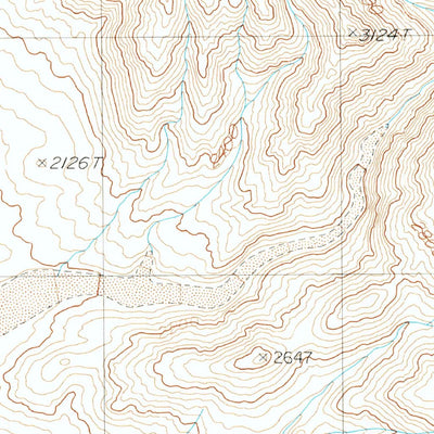 United States Geological Survey West Of Ubehebe Peak, CA (1987, 24000-Scale) digital map