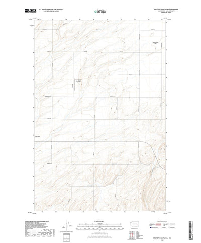 United States Geological Survey West of Washtucna, WA (2020, 24000-Scale) digital map