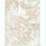 United States Geological Survey West Of Westover, SD (1951, 24000-Scale) digital map