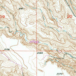 United States Geological Survey West Of Westover, SD (1951, 24000-Scale) digital map