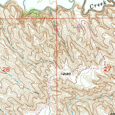 United States Geological Survey West Of Westover, SD (1951, 24000-Scale) digital map
