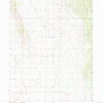 United States Geological Survey West Of Whistler Mountain, NV (1986, 24000-Scale) digital map