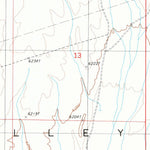 United States Geological Survey West Of Whistler Mountain, NV (1986, 24000-Scale) digital map