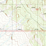 United States Geological Survey West Of Whistler Mountain, NV (1986, 24000-Scale) digital map