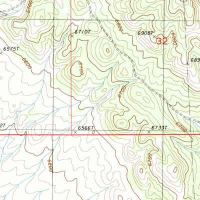 United States Geological Survey West Of Whistler Mountain, NV (1986, 24000-Scale) digital map