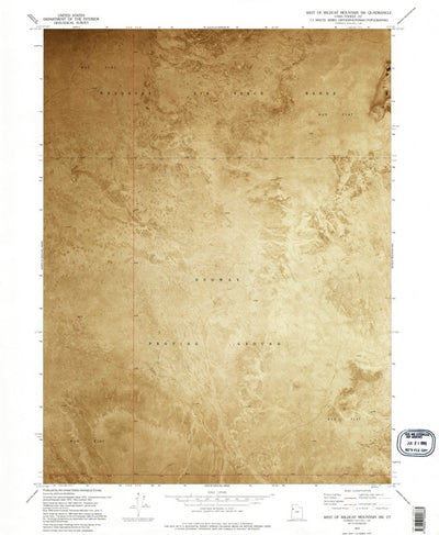 United States Geological Survey West Of Wildcat Mountain SW, UT (1973, 24000-Scale) digital map