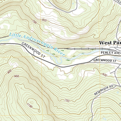 United States Geological Survey West Paris, ME (2021, 24000-Scale) digital map