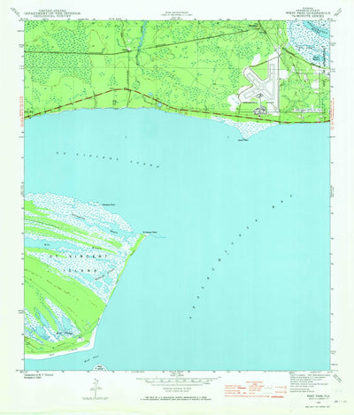 United States Geological Survey West Pass, FL (1943, 24000-Scale) digital map