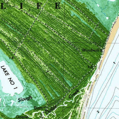 United States Geological Survey West Pass, FL (1982, 24000-Scale) digital map