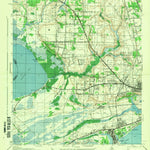 United States Geological Survey West Pensacola, FL-AL (1944, 25000-Scale) digital map
