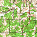 United States Geological Survey West Plains, MO (1944, 62500-Scale) digital map