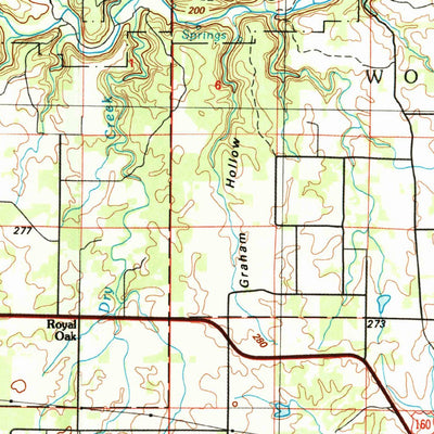 United States Geological Survey West Plains, MO (1984, 100000-Scale) digital map