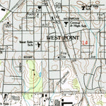 United States Geological Survey West Point, MS (1987, 24000-Scale) digital map