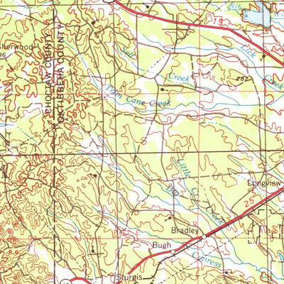 United States Geological Survey West Point, MS-AL (1953, 250000-Scale) digital map