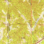 United States Geological Survey West Point, MS-AL (1958, 250000-Scale) digital map