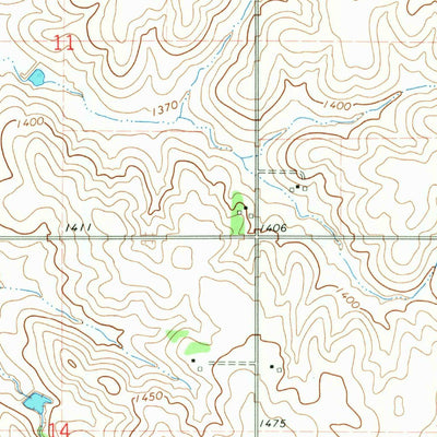 United States Geological Survey West Point NW, NE (1966, 24000-Scale) digital map
