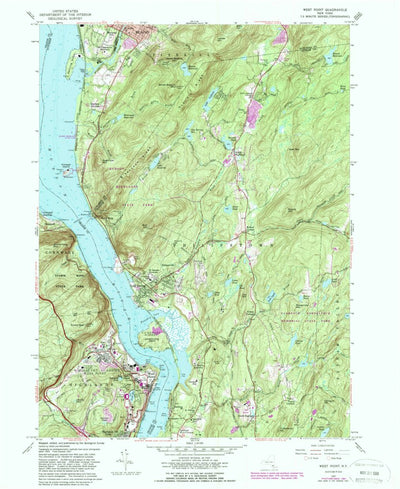 United States Geological Survey West Point, NY (1957, 24000-Scale) digital map