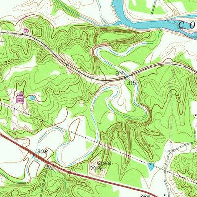 United States Geological Survey West Point, TX (1958, 24000-Scale) digital map