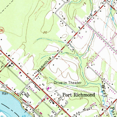 United States Geological Survey West Point, VA (1965, 24000-Scale) digital map