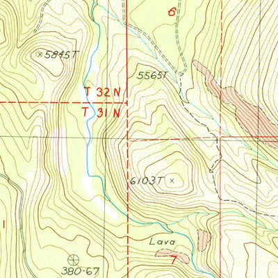 United States Geological Survey West Prospect Peak, CA (1985, 24000-Scale) digital map