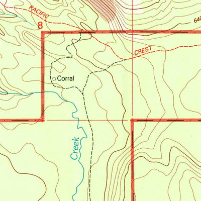 United States Geological Survey West Prospect Peak, CA (1995, 24000-Scale) digital map