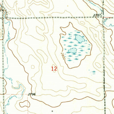 United States Geological Survey West Rainy Butte, ND (1973, 24000-Scale) digital map