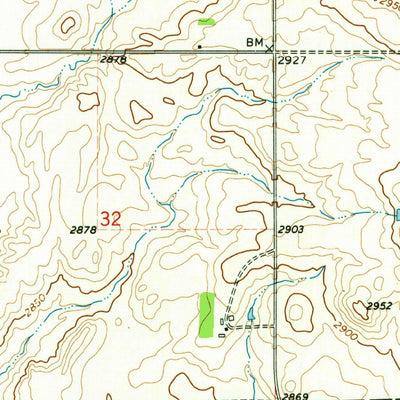 United States Geological Survey West Rainy Butte, ND (1973, 24000-Scale) digital map