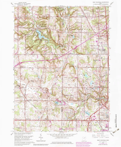United States Geological Survey West Richfield, OH (1963, 24000-Scale) digital map