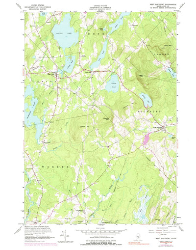 United States Geological Survey West Rockport, ME (1955, 24000-Scale) digital map