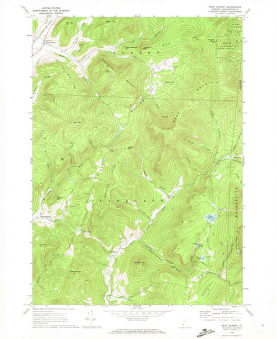 United States Geological Survey West Rupert, VT (1967, 24000-Scale) digital map
