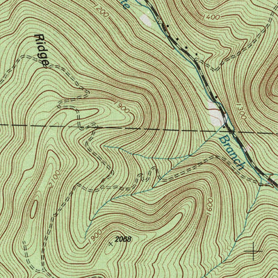 United States Geological Survey West Rupert, VT (1995, 24000-Scale) digital map