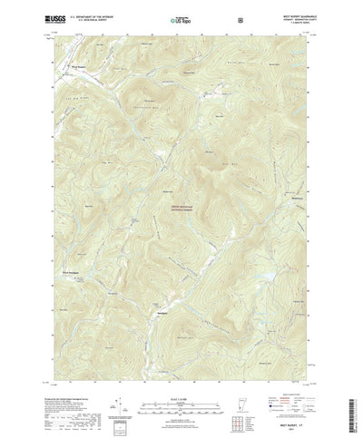 United States Geological Survey West Rupert, VT (2021, 24000-Scale) digital map