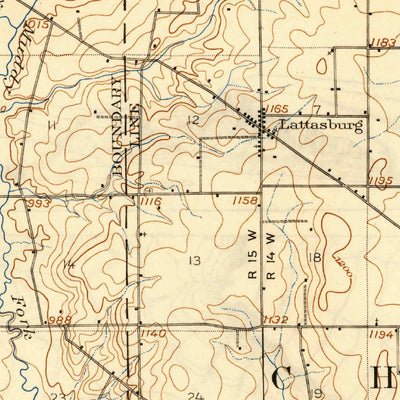 United States Geological Survey West Salem, OH (1908, 62500-Scale) digital map