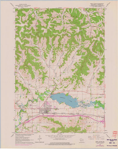United States Geological Survey West Salem, WI (1963, 24000-Scale) digital map